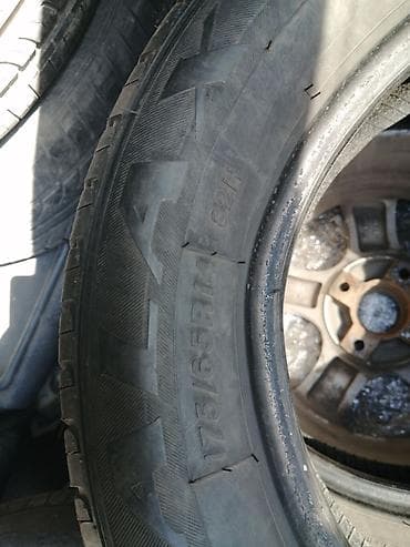 getz: Комплект летних шин 175/65/14, почти новые, протектор жирный — 6