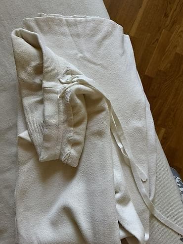 рюкзаки спортивные: Белые спортивные брюки - Цвет: молочный/белый - Посадка: на — 3