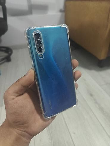 pixel 6 pro: Huawei P30, Б/у, 128 ГБ, цвет - Голубой, 2 SIM — 1