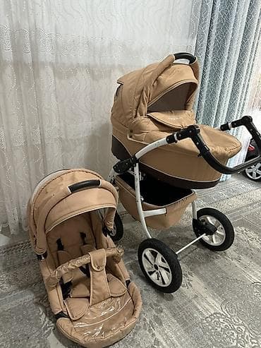 сумки 2023 для школы: Коляска, Другой бренд, цвет - Коричневый, Б/у, Самовывоз — 2