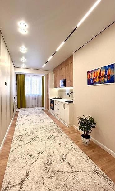 Батирлер: 2 бөлмө, 51 м², Бөкөнбаев/Үметалиев Элитка, 8 кабат, Дизайнердик оңдоо — 1
