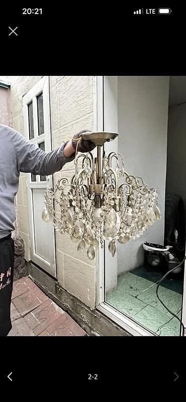 Люстры: 2 ШТУКИ Элегантная люстра с кристаллами, выполненная в классическом — 1