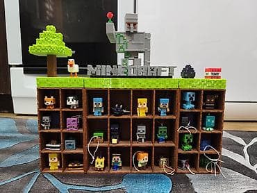 Для ценителей Майнкрафт, Демонстрационная полка, Minecraft для at lalafo.kg Для ценителей Майнкрафт, Демонстрационная полка, Minecraft для