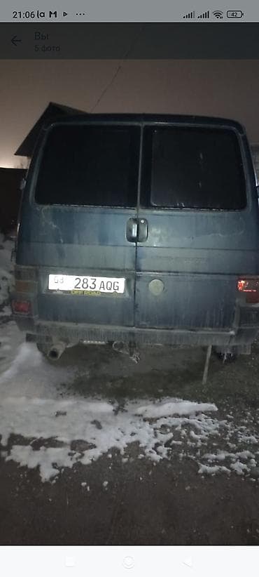 авто пулт: Volkswagen Transporter: 1991 г., 1.9 л, Дизель, Фургон — 4