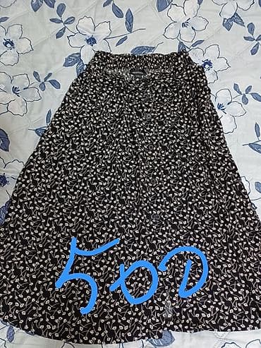 женская платье: Женская одежда, несколько позиций: 1) Платье красное с мелким — 3