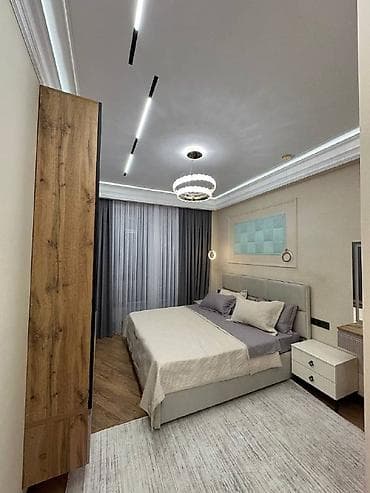 Квартиры: 3 комнаты, 116 м², Асанбай мкр Элитка, 13 этаж, Дизайнерский ремонт — 9