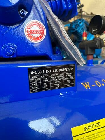 220v: Компрессор Для покраски, Электрический, Воздушный, Новый — 3