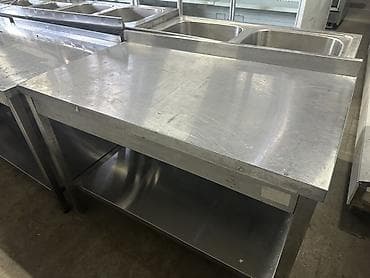 купить стол с нержавейки: Стол, Для пищевой промышленности, Б/у — 2
