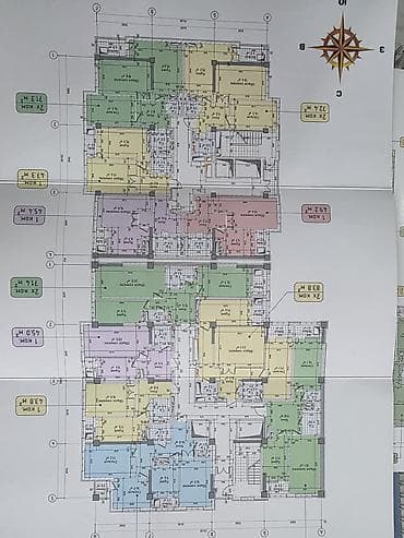sky park: 2 комнаты, 72 м², Элитка, 13 этаж, Готовая ПСО (под самоотделку) — 5