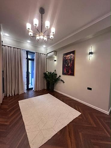 osh flat: 2 комнаты, 65 м², Ала-Арча ТРЦ Элитка, 7 этаж, Дизайнерский ремонт — 8