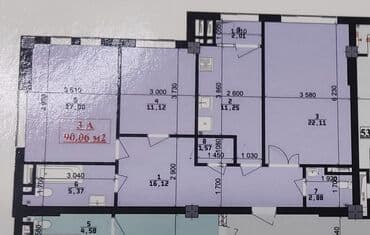купить вторичное жилье в рассрочку: 3 комнаты, 90 м², Элитка, ПСО (под самоотделку) — 5