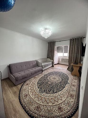1 комната, 44 м², 12 мкр 106 серия улучшенная, 7 этаж — 5