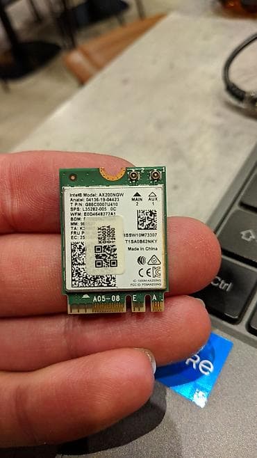 m2 ssd: Intel AX200NGW — модуль беспроводной связи для ноутбуков (форм‑фактор — 1