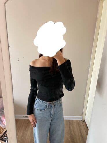 туника трикотажная: Топ, Трикотаж, Облегающая модель, M — 2