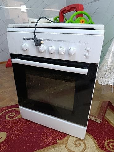 Газовая плита с газодуховкой Euronux (логотип на панели)