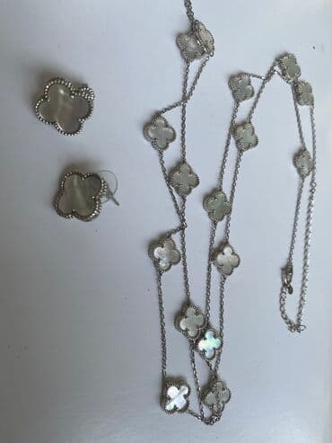 где можно купить обручальные кольца недорого: Комплект: цепочка, серьги ( Ван Клиф — 1