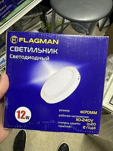 Светильник светодиодный FLAGMAN - Мощность: 12 Вт - Тип монтажа