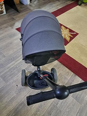 фикс тмл: Детская прогулочная коляска + трехколесный велосипед-каталка с ручкой — 6