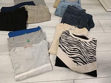 Табылгалар кеңсеси: Джинсы 32 размер, брюки 40 (турецкий) Куртки и пальто, джемперs - 48 — 1