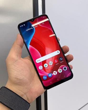 Realme C21, Б/у, 32 ГБ, цвет - Голубой, 2 SIM