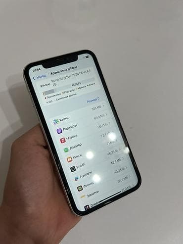 iphone xр: IPhone Xr, 64 ГБ, Белый, Чехол, 76 % — 7