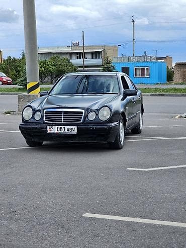 кирг шёлк: Mercedes-Benz E-Class: 1996 г., 2 л, Кол менен иштөөчү, Газ, Седан — 1