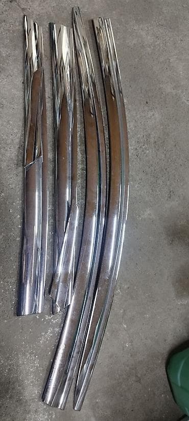 хромирования: Декоративные накладки На пороги, Хром — 3