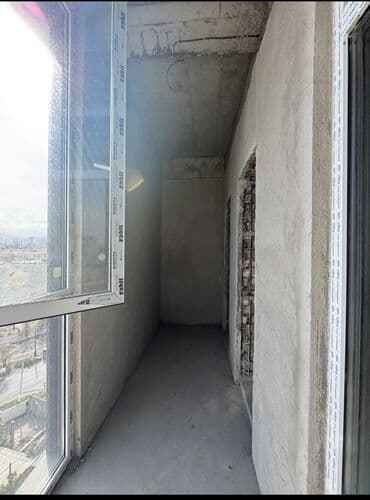 сдаю квартиру пишпеке: 2 комнаты, 53 м², Элитка, 9 этаж, ПСО (под самоотделку) — 7