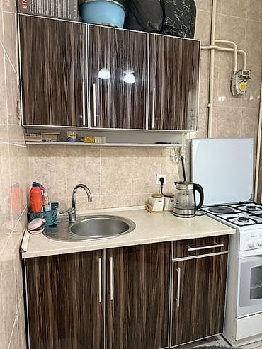 икея икеа ikea: Кухонный гарнитур, Б/у, цвет - Коричневый, Самовывоз — 1