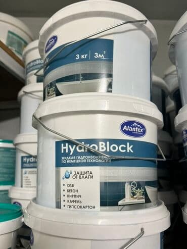 силикон строительный: Жидкая гидроизоляция Alantex HydroBlock в ведре 3 кг. Предназначена — 1