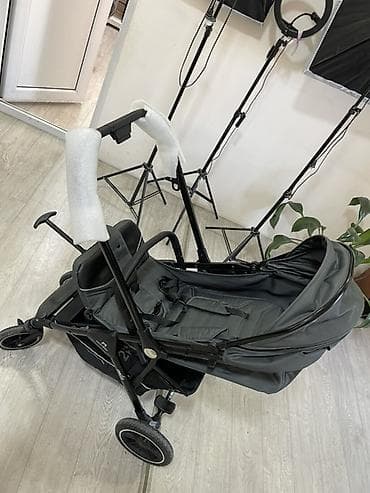 коляски детские: Прогулочная коляска ining baby Новый Качественный С откидной ручкой — 3