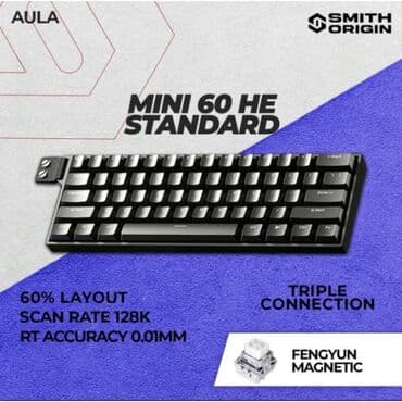 gk 61: Клавиатура, Механическая, Размер: 60% — 1