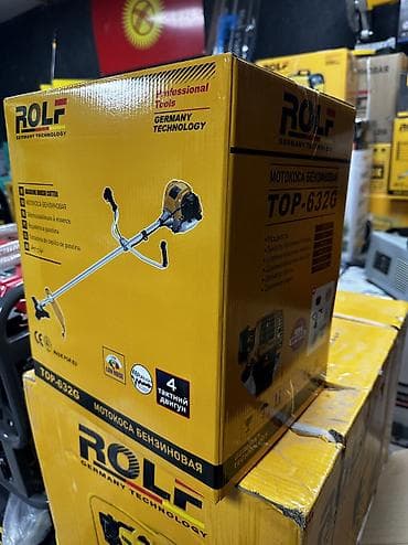 рама газон: Триммер бензиновый РОЛЬФ бензокосилка 4 тактный мотор 4 насадка 6 — 4