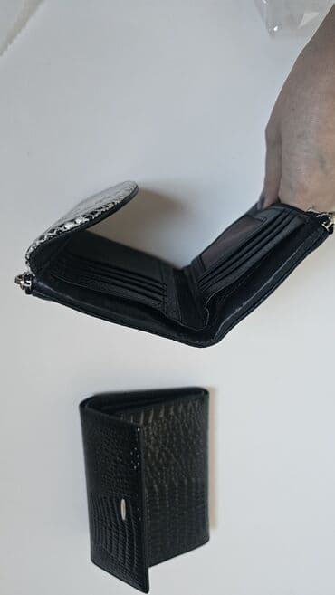 мужской кошелек ручной работы: Натуральная кожа
без коробки — 8