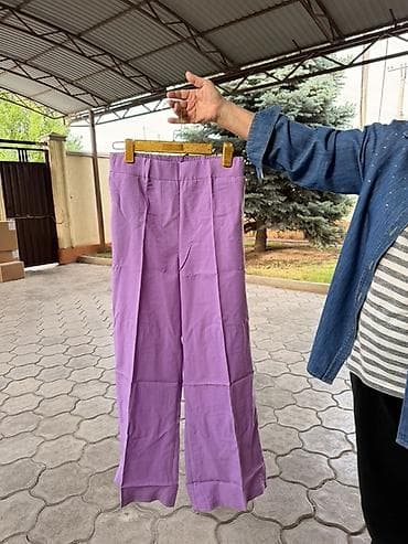 дешёвые вещи: Брюки Широкие, Лето, Китай, Новый, XS, S, M — 4