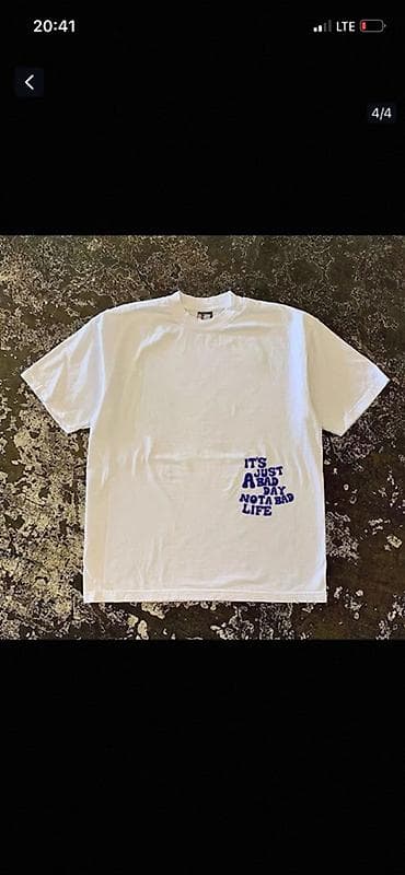 simply because: Футболка унисекс с принтом “IT’S JUST A BAD DAY NOT A BAD LIFE”. - — 1