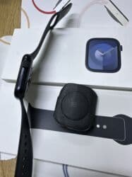 ми бенд 9 цена в бишкеке: Apple Watch 9 Цвет:Midnight night размер: 45мм ремешок S размер — 3