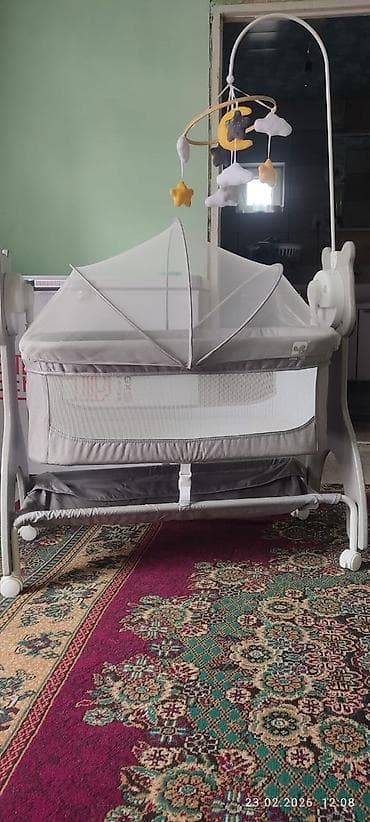 электро качалька: Продаю калыбель детское новая собрали не пользовались даже новый — 4