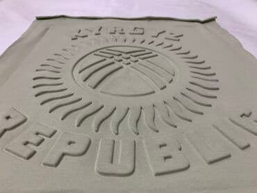 декотировка ткани: Предоставляем услуги по модным технологиям декорирования. Тиснение на — 4