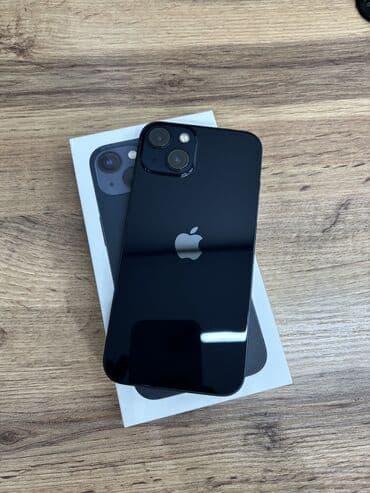 IPhone 13, Б/у, 128 ГБ, Midnight, Коробка, 89 % at lalafo.kg IPhone 13, Б/у, 128 ГБ, Midnight, Коробка, 89 %