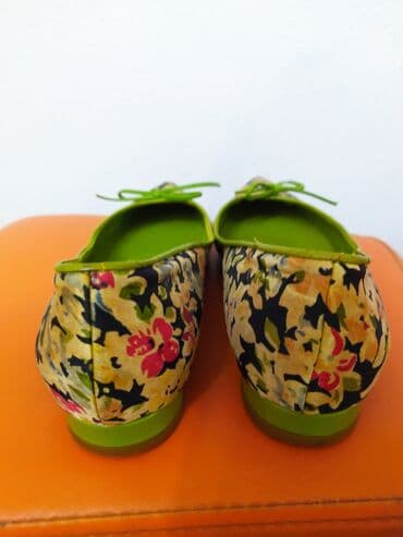 фирменная обувь из италии: Шикарные атласные,летние туфли, производство Италия, внутри всё чистая — 4