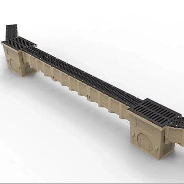 биндеры 140 листов с прямоугольными отверстиями: Водоотводный лоток, Для частного дома, Прямоугольный, Новый — 7