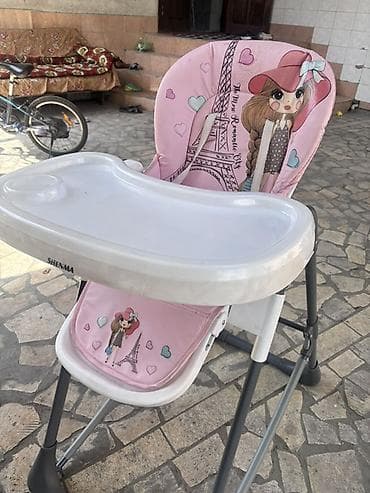 hello kitty: Детский стульчик для кормления - Высокий стул с подносом-столиком — 2