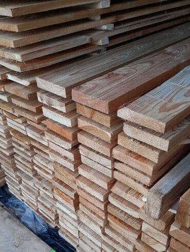 Доски, Обрезные, Для обшивки, Лиственница, Черновые