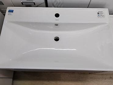 Раковина для ванной, Особенности: Глянцевое, Материал: Керамика