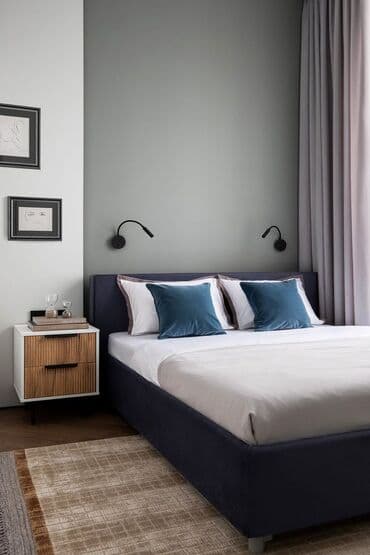 1 комнатная квартира посуточно: 1 комната, Душевая кабина, Постельное белье, Кондиционер — 1