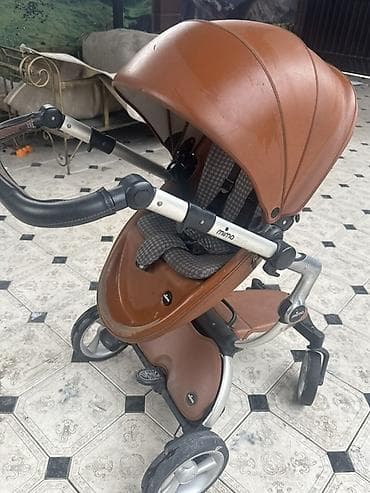 коляска mima xari: Детская коляска Mima Xari, цвет коричневый (эко‑кожа). Основные — 1