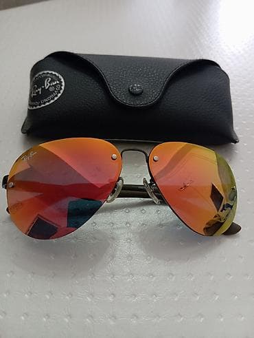 forerunner 965: Солнцезащитные очки очки, Ray-Ban, Мужские, Авиатор, Оригинал, Б/у — 1
