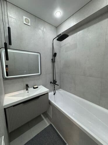 панфилова боконбаева: 2 комнаты, 66 м², Элитка, 3 этаж, Дизайнерский ремонт — 2