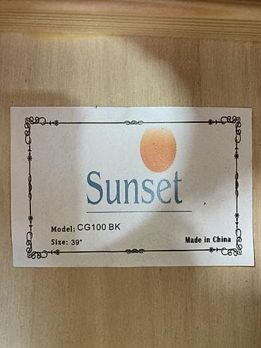 Гитаралар: Классическая гитара Sunset CG100 BK, размер 39" - Тип: шестиструнная — 4